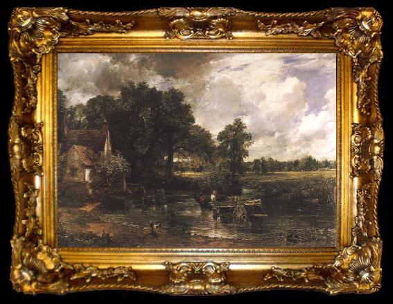framed  John Constable the hay wain, ta009-2